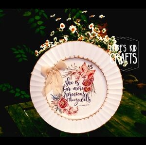 Inspirational Decorative Plate